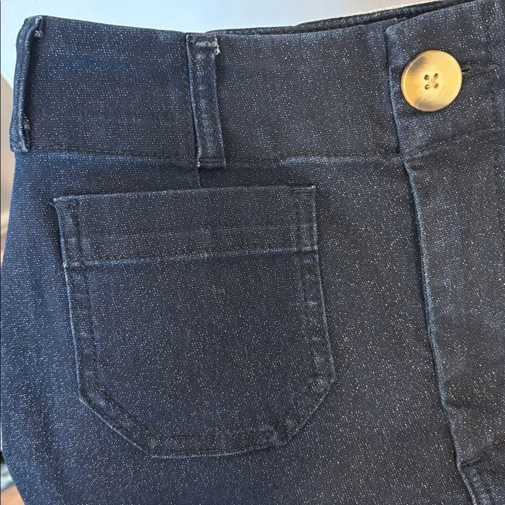 Anthropologie Maeve Colette Sparkle Denim 23 tall - Picture 4 of 5